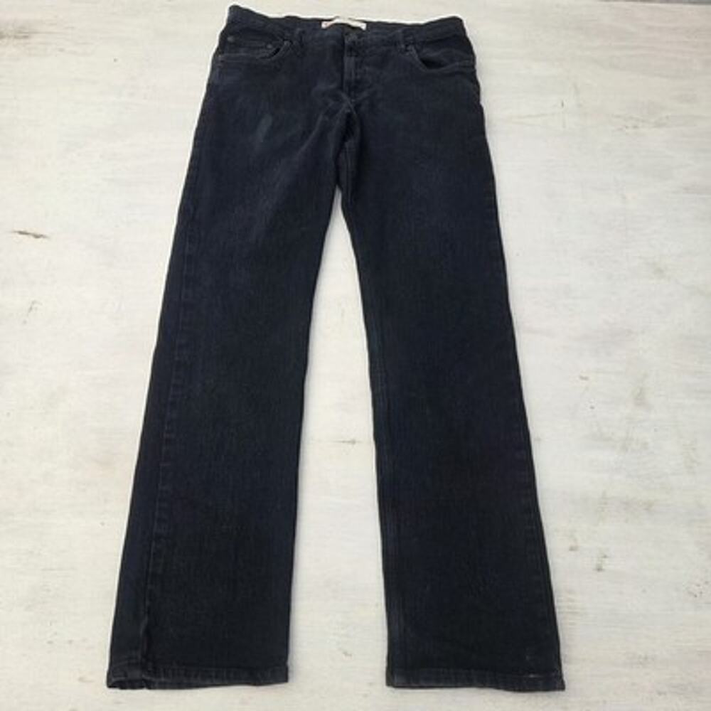 Levi’s 511 Fit Slim Straight Black Jeans Black Tag Boys Size 18 Husky W 36 L 29